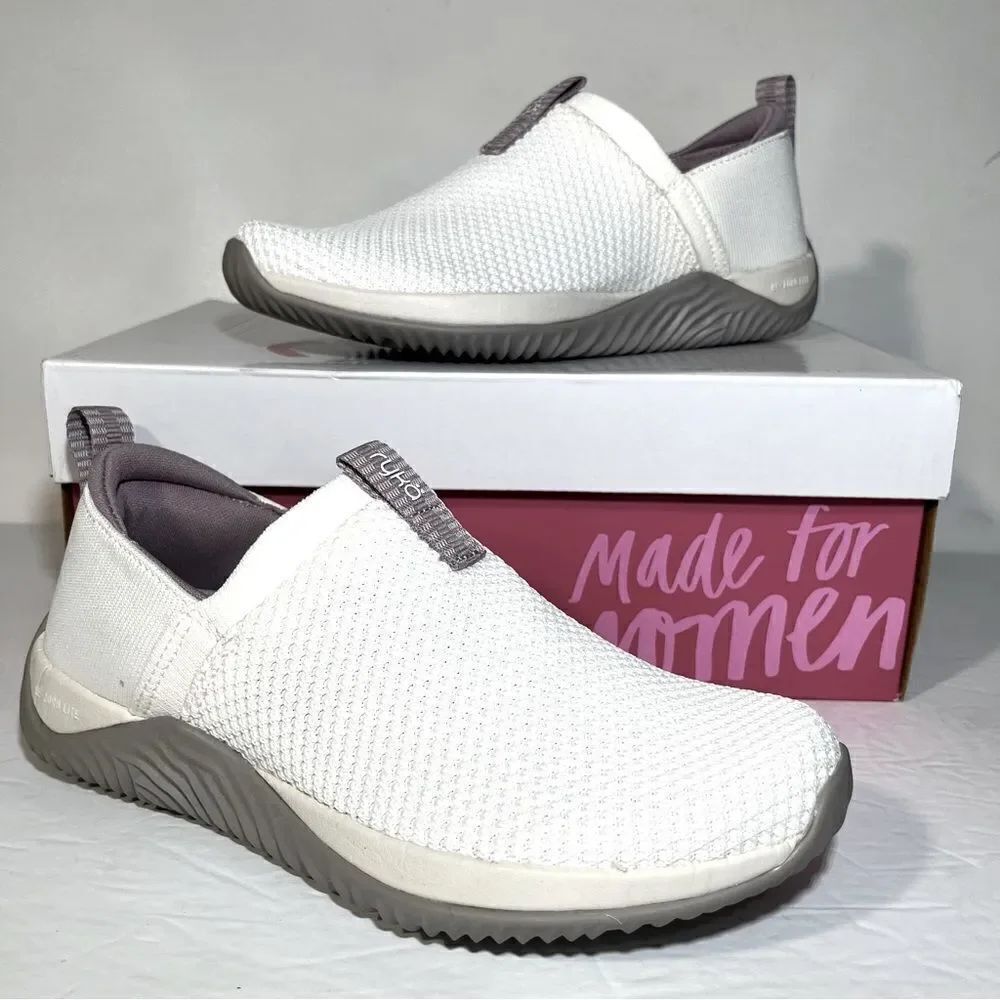 Ryka Echo Ease Cool Tones Trail Knit Slip-Ons Size: 6W